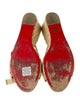 Christian Louboutin Glitter Accents Espadrilles