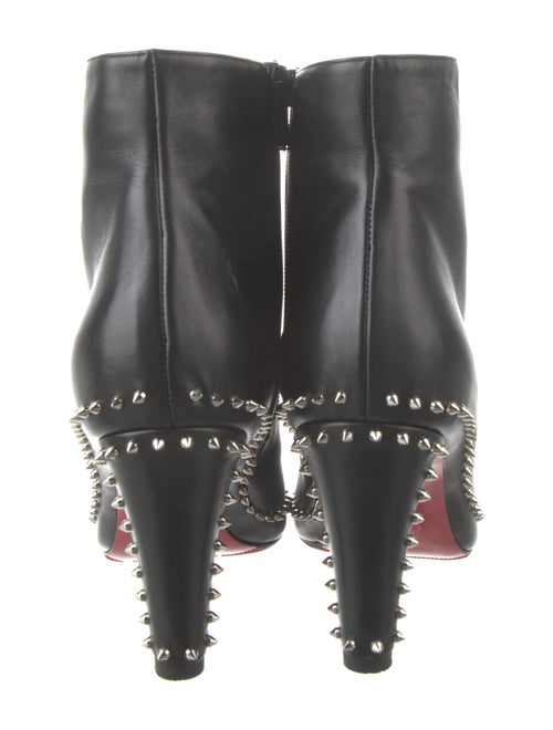 Christian Louboutin Spike Accents Leather Boots