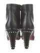 Christian Louboutin Spike Accents Leather Boots