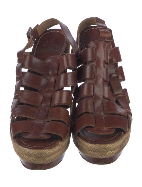 Christian Louboutin Leather Espadrilles