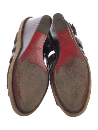 Christian Louboutin Leather Espadrilles