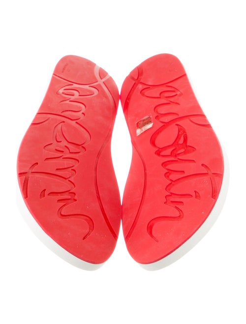Christian Louboutin Spike Accents Rubber Flip Flops