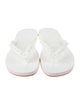 Christian Louboutin Spike Accents Rubber Flip Flops