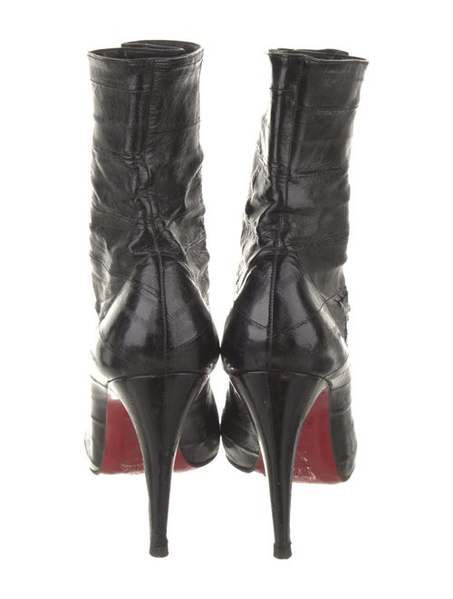 Christian Louboutin Leather Lace-Up Boots