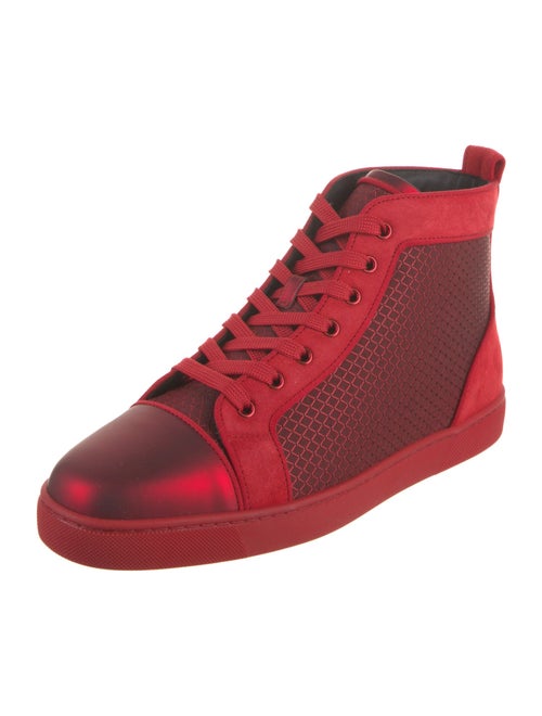 Christian Louboutin Colorblock Pattern Sneakers