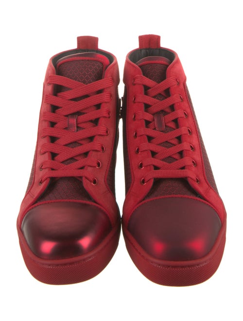 Christian Louboutin Colorblock Pattern Sneakers