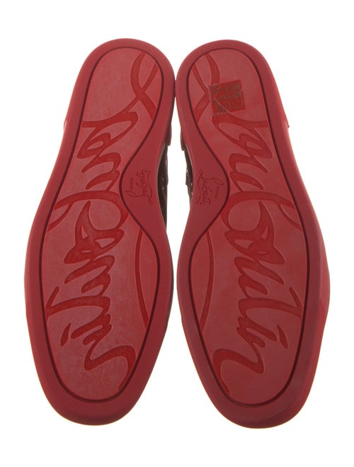 Christian Louboutin Colorblock Pattern Sneakers