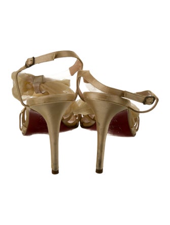 Christian Louboutin Satin Sandals