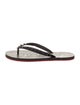 Christian Louboutin Rubber Studded Accents Flip Flops