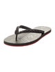 Christian Louboutin Rubber Studded Accents Flip Flops