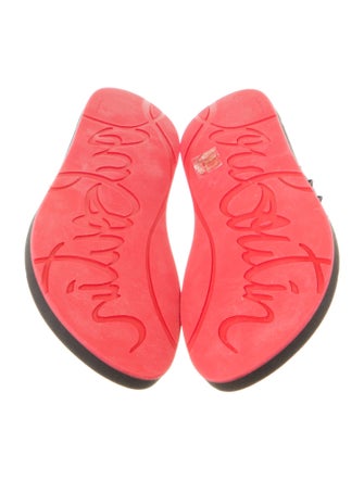 Christian Louboutin Rubber Studded Accents Flip Flops