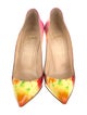 Christian Louboutin Patent Leather Printed Pumps
