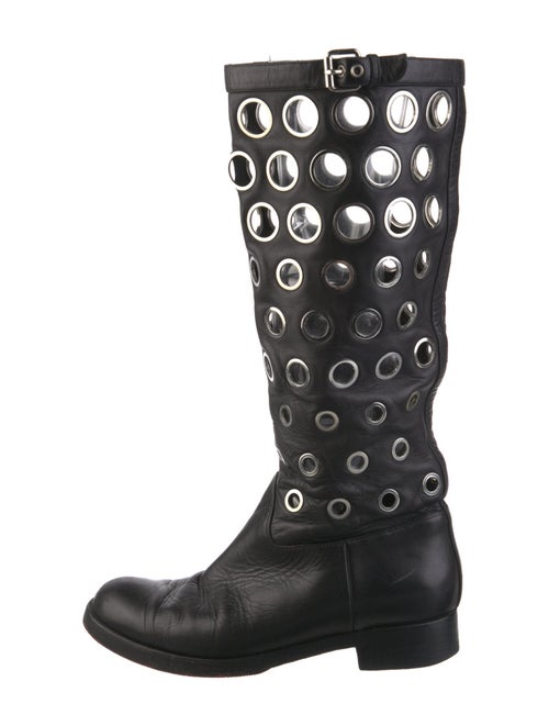 Christian Louboutin Leather Riding Boots