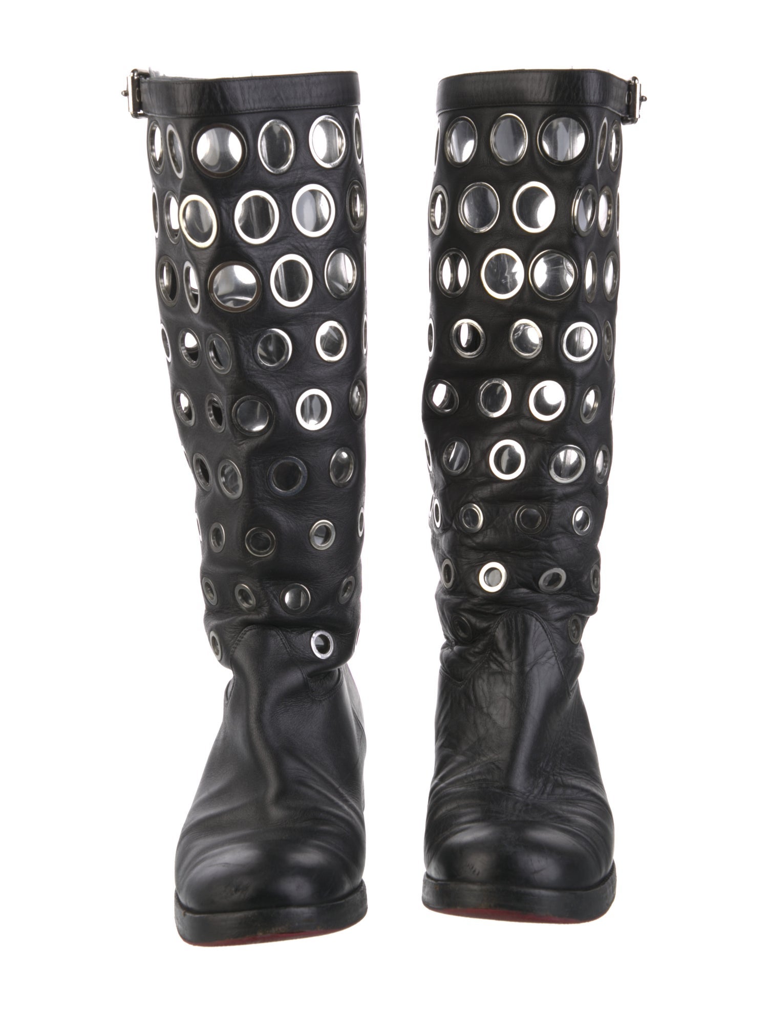 Christian Louboutin Leather Riding Boots