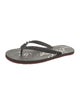 Christian Louboutin Rubber Studded Accents Flip Flops