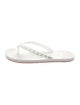 Christian Louboutin Spike Accents Rubber Flip Flops