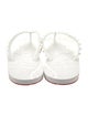 Christian Louboutin Spike Accents Rubber Flip Flops