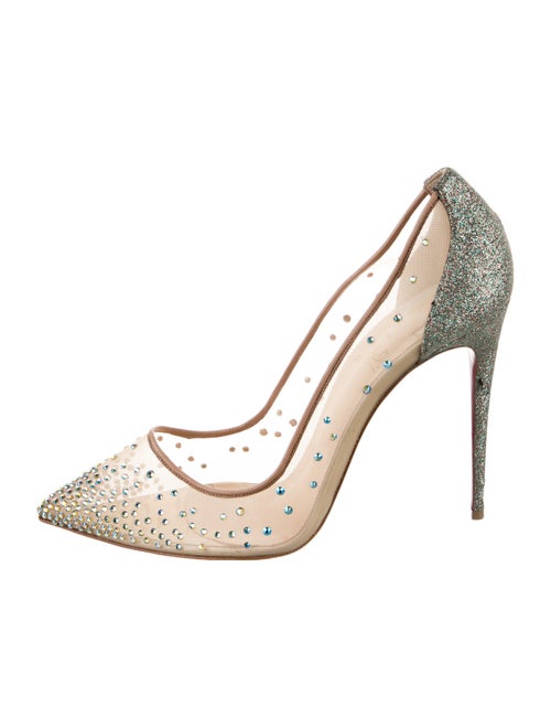 Christian Louboutin Mesh Mesh Accents Pumps