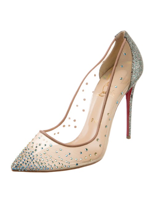 Christian Louboutin Mesh Mesh Accents Pumps