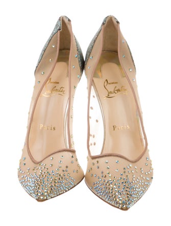 Christian Louboutin Mesh Mesh Accents Pumps