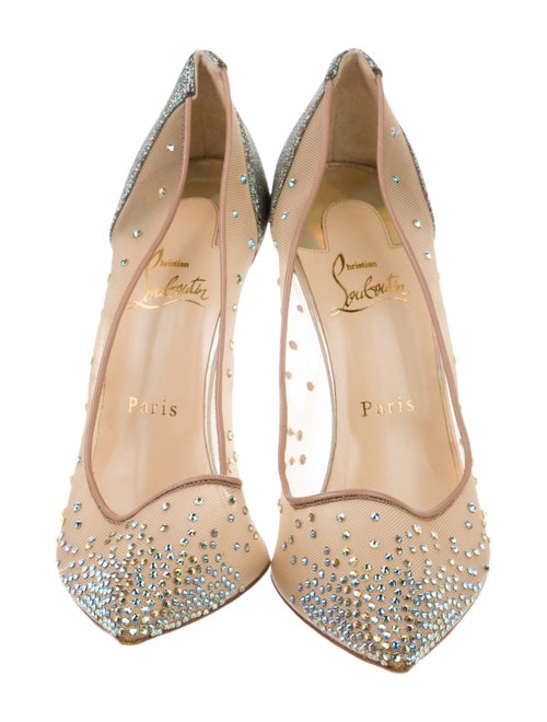 Christian Louboutin Mesh Mesh Accents Pumps
