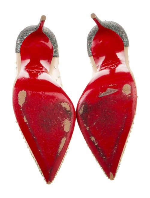 Christian Louboutin Mesh Mesh Accents Pumps