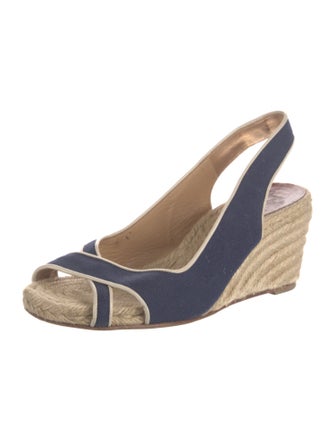 Christian Louboutin Canvas Printed Espadrilles