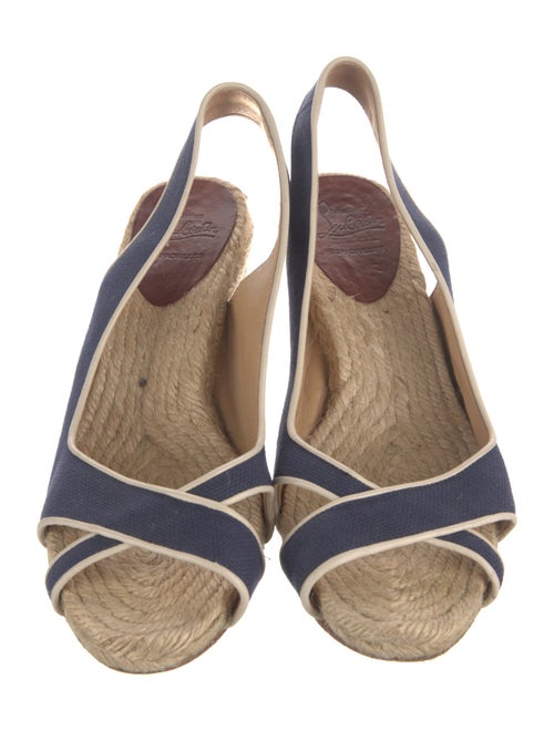 Christian Louboutin Canvas Printed Espadrilles