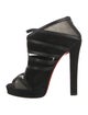 Christian Louboutin Suede Mesh Accents Sandals