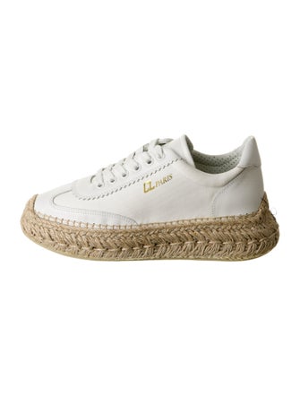 Christian Louboutin Leather Espadrille Sneakers