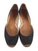 Christian Louboutin Canvas D'Orsay Flats