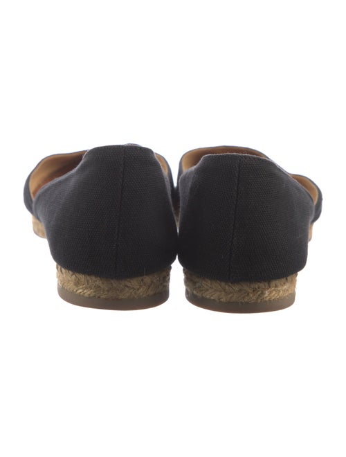 Christian Louboutin Canvas D'Orsay Flats