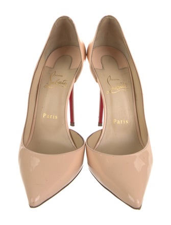 Christian Louboutin Patent Leather D'Orsay Pumps