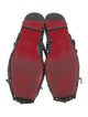 Christian Louboutin Crystal Mesh Accents Mary Jane Flats
