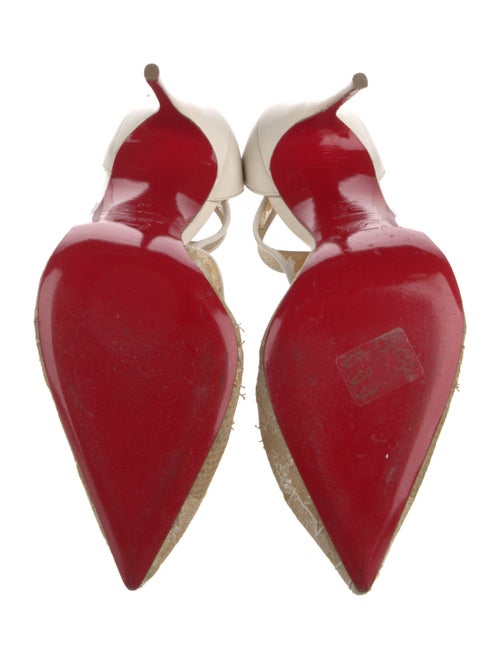 Christian Louboutin Salonu 120 Lace T-Strap Pumps