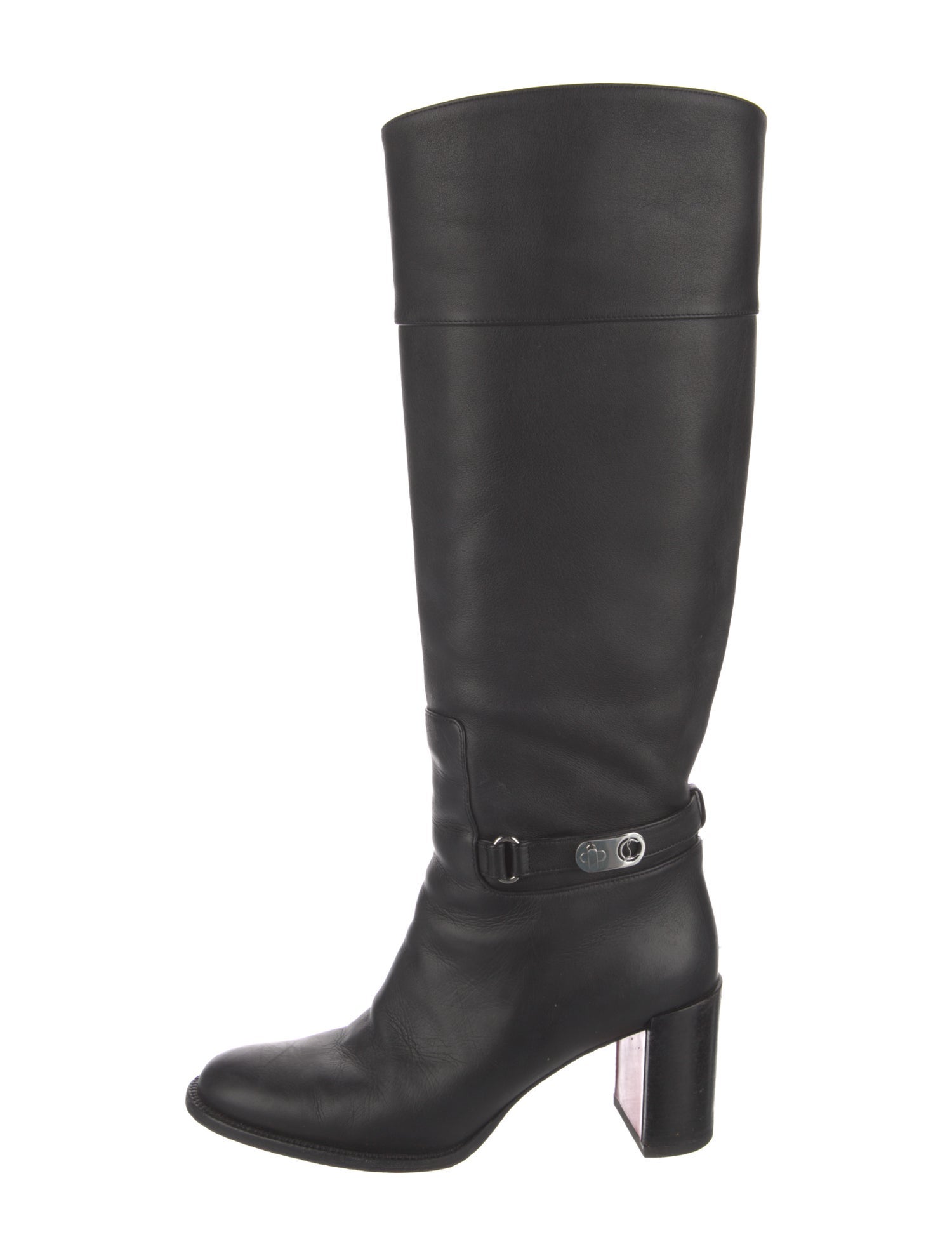Christian Louboutin Leather Riding Boots