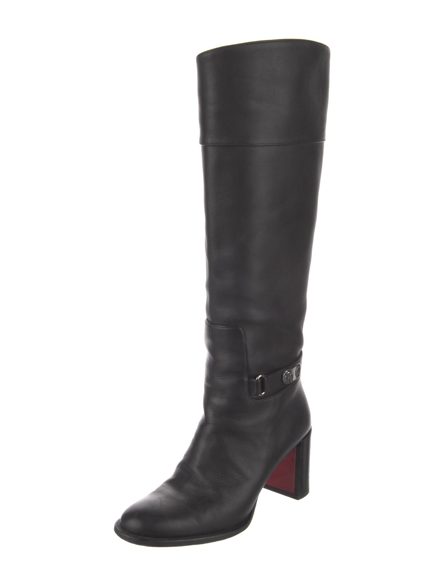 Christian Louboutin Leather Riding Boots