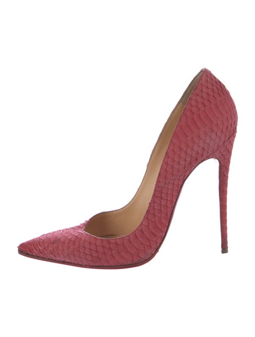 Christian Louboutin Python Pumps