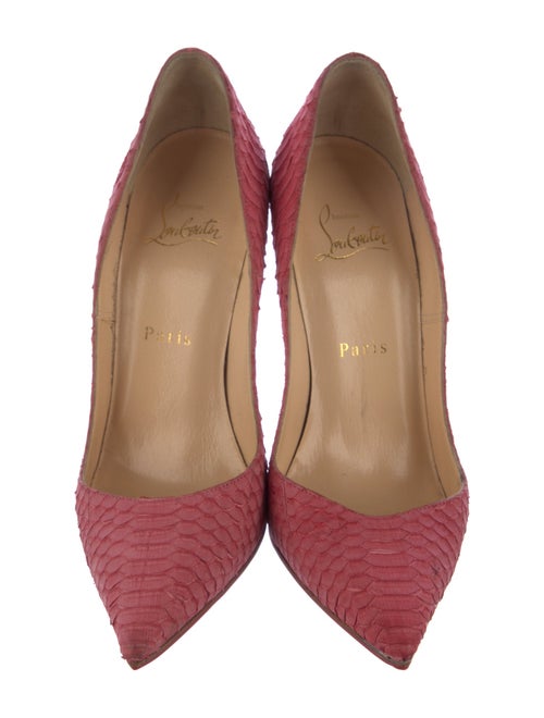 Christian Louboutin Python Pumps
