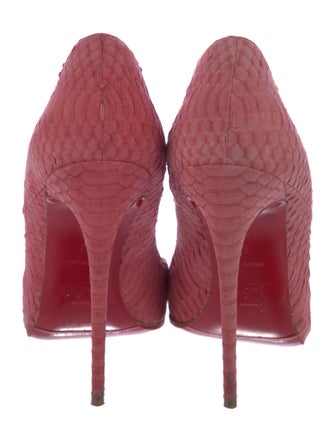 Christian Louboutin Python Pumps