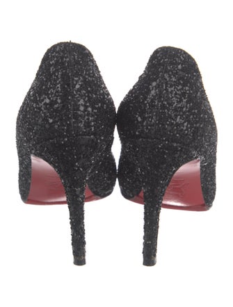 Christian Louboutin Glitter Glitter Accents Pumps