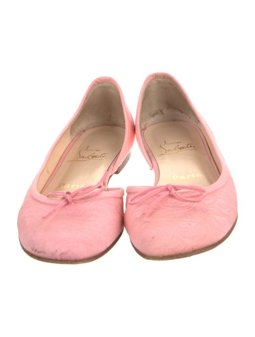 Christian Louboutin Bow Accents D'Orsay Flats