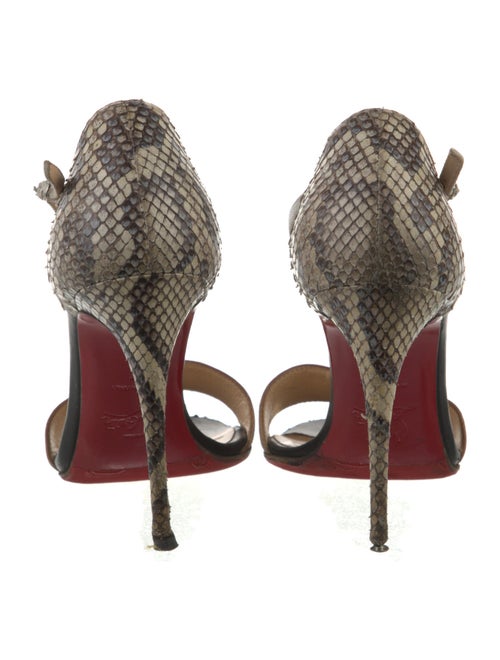 Christian Louboutin Leather T-Strap Sandals