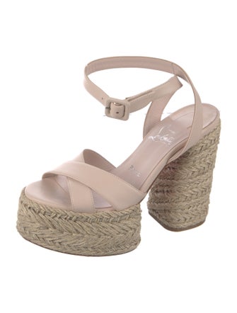 Christian Louboutin Leather Espadrilles