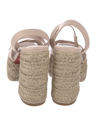 Christian Louboutin Leather Espadrilles