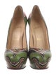 Christian Louboutin Snakeskin Printed Pumps