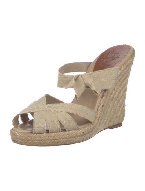 Christian Louboutin Bow Accents Espadrilles