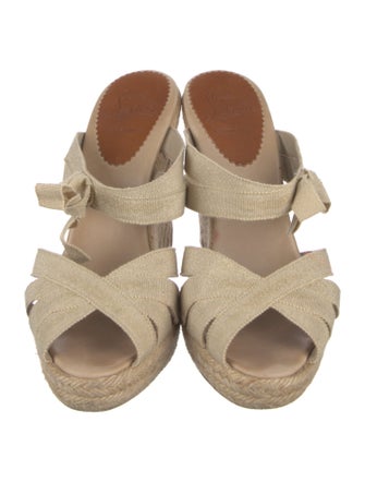Christian Louboutin Bow Accents Espadrilles