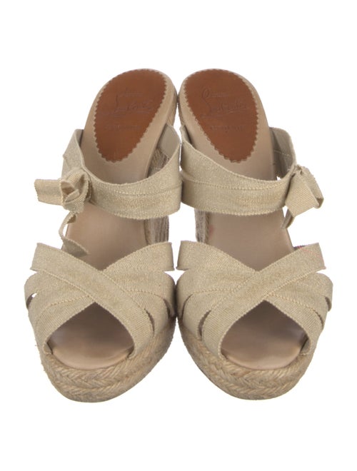 Christian Louboutin Bow Accents Espadrilles