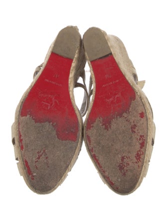 Christian Louboutin Bow Accents Espadrilles